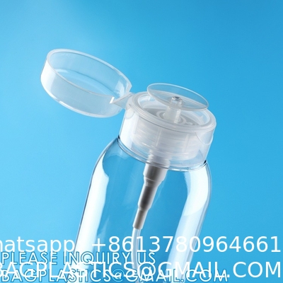 Pump Dispenser, Alcohol Dispenser Lockable Pump Dispenser Bottle for Nail Polish, Makeup Remover Bottles