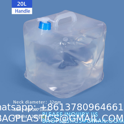 5L 10L 15L 20l Foldable And Portable Outdoor Sports Camping Hiking Gallon Water Carrier Collapsible Container
