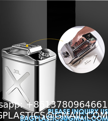 Petrol Diesel Fuel Can,Gasoline Bucket Fuel Can with Oil Pipe Spout,Spare Car Fuel Tank Oil Drum,Portable Fuel