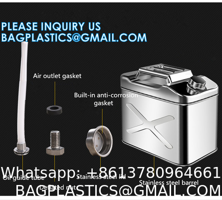 Petrol Diesel Fuel Can,Gasoline Bucket Fuel Can with Oil Pipe Spout,Spare Car Fuel Tank Oil Drum,Portable Fuel