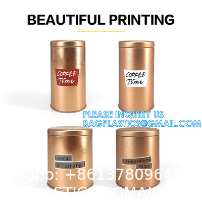 Coffee Tea Tin, Aluminum Can, POP Can, Cookie, Biscuit Candy Tin, Gift Storage Container, Popcorn Beer Bucket