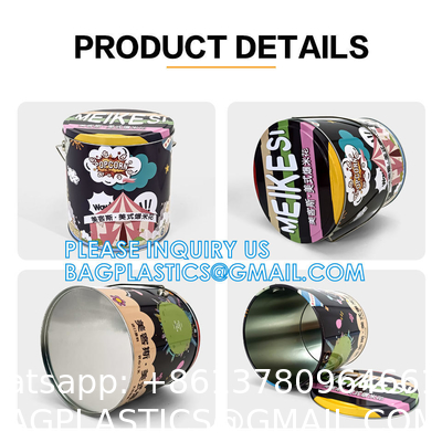 Coffee Tea Tin, Aluminum Can, POP Can, Cookie, Biscuit Candy Tin, Gift Storage Container, Popcorn Beer Bucket