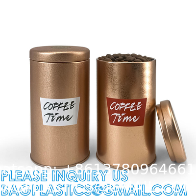 Coffee Tea Tin, Aluminum Can, POP Can, Cookie, Biscuit Candy Tin, Gift Storage Container, Popcorn Beer Bucket