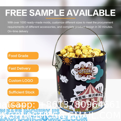 Coffee Tea Tin, Aluminum Can, POP Can, Cookie, Biscuit Candy Tin, Gift Storage Container, Popcorn Beer Bucket
