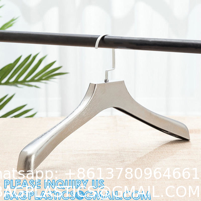 Boutique Plastic Hanger OEM Brand Fashion Adult Coat Garment Display Plastic Gold Hangers