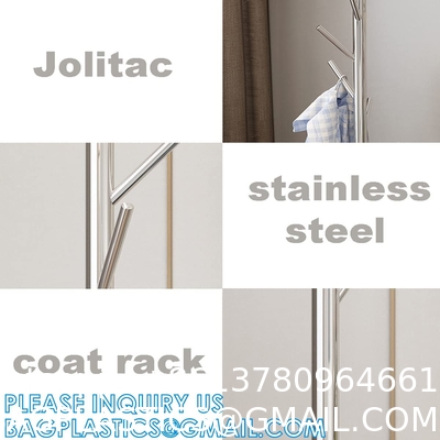 Modern Solid Wood or Steel Creative Living Room, Coat Rank Stand, Floor Clothes Hangers Wooden Coat Racks