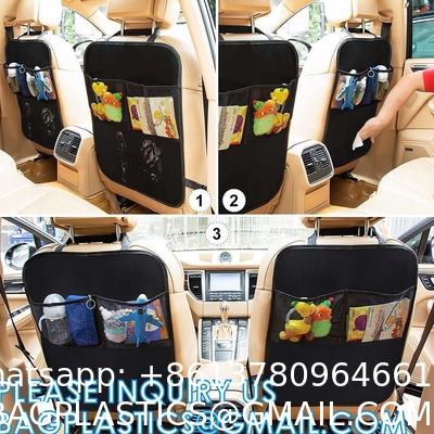 Vehicel bag, Car Seat Protector Cover Car Multi - Function Hanging Decoration Back Seat Organizer Storage Bag