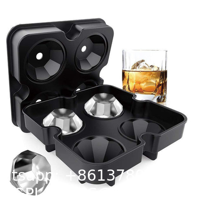 Silicone Ice Cube Molds With Removable Lids Reusable And BPA Free For Whiskey, Cocktail, Stackable Flexible Safe Ice