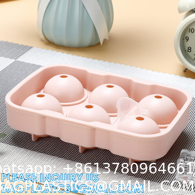 Silicone Ice Cube Molds With Removable Lids Reusable And BPA Free For Whiskey, Cocktail, Stackable Flexible Safe Ice