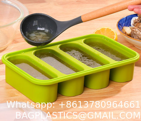 Silicone Ice Cube Molds With Removable Lids Reusable And BPA Free For Whiskey, Cocktail, Stackable Flexible Safe Ice