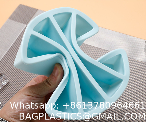 Silicone Ice Cube Molds With Removable Lids Reusable And BPA Free For Whiskey, Cocktail, Stackable Flexible Safe Ice