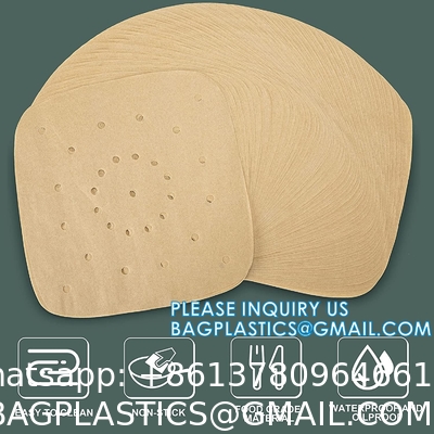 Air Fryer Disposable Paper Liner Reusable Air Fryer Liners, Round Air Fryer Parchment Paper, Non-Stick Food Grade