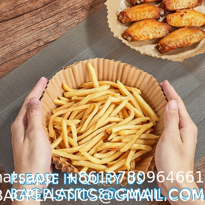 Air Fryer Disposable Paper Liner Reusable Air Fryer Liners, Round Air Fryer Parchment Paper, Non-Stick Food Grade