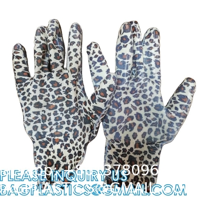 Nylon Knitted Polyurethane Palm Heavy Duty Work Fit Glove Knit Guantes De Trabajo Palm Pu Coated Safety Work Glo