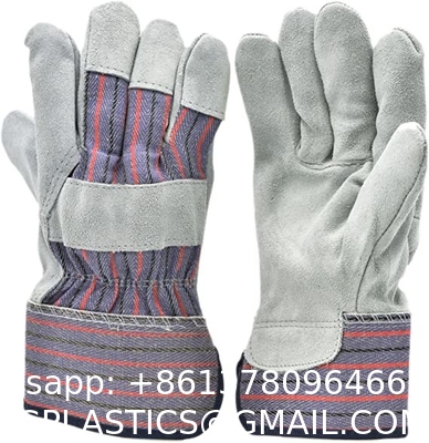 Heavy Duty Leather Welding Working Gloves, Palm safety Gloves, suede finish, cowhide, Cut Resistant, Driver Gloves