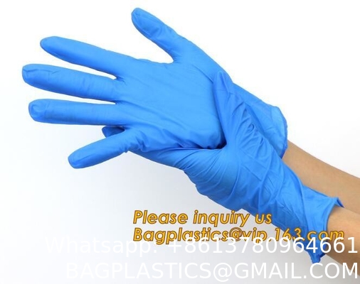 Medical Disposable Nitrile exam Gloves, Chemical Resistant, Powder-Free, Latex-Free, Non-Sterile, Food Safe, 4 Mil
