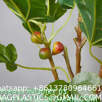 Artificial Plant Ficus Carica Fruit Plant Bonsai Tree Faux Plant Indoor Home Decor Plant Potted Plant Home