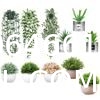 1.3m Potted Oak Tree Bonsai Faux House Plants For Home Decor Artificial Rubber Ficus Greenery Home Sets