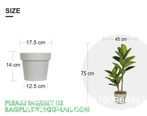1.3m Potted Oak Tree Bonsai Faux House Plants For Home Decor Artificial Rubber Ficus Greenery Home Sets