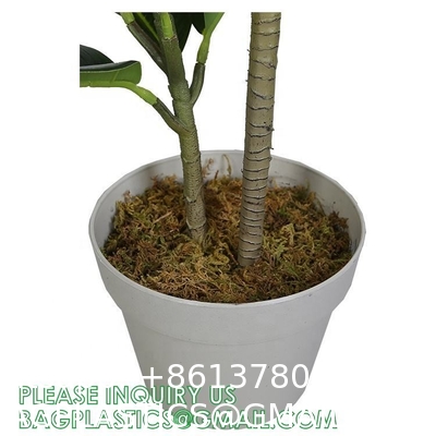1.3m Potted Oak Tree Bonsai Faux House Plants For Home Decor Artificial Rubber Ficus Greenery Home Sets
