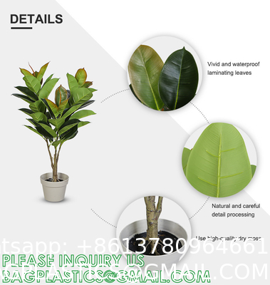 80cm Nearly Natural Looking Oak Tree Faux Plants Ornamental Indoor Tree Fashional Faux Oak Tree Plants Real Touch