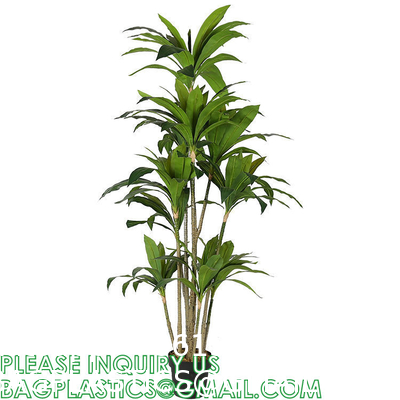 Dracaena Silk Plant Artificial 5ft Faux House Plants Evergreen Dracaena Marginata Fake Yucca Palm Trees in Pot