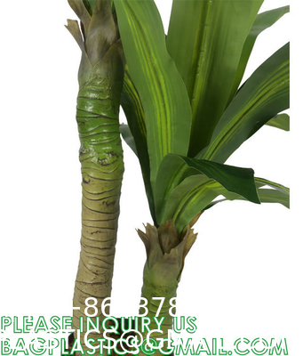 Dracaena Silk Plant Artificial 5ft Faux House Plants Evergreen Dracaena Marginata Fake Yucca Palm Trees in Pot