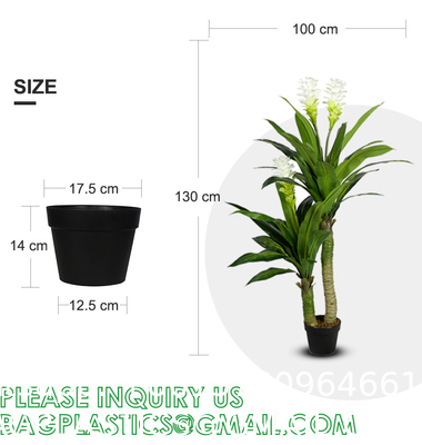 Dracaena Silk Plant Artificial 5ft Faux House Plants Evergreen Dracaena Marginata Fake Yucca Palm Trees in Pot