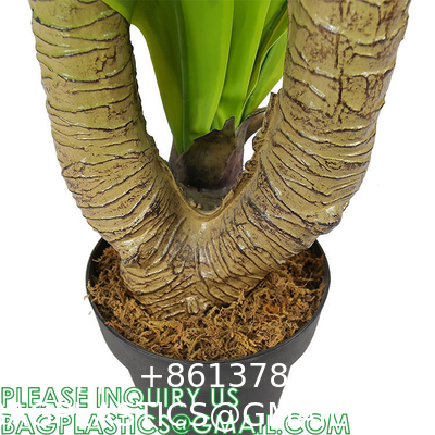 Dracaena Silk Plant Artificial 5ft Faux House Plants Evergreen Dracaena Marginata Fake Yucca Palm Trees in Pot