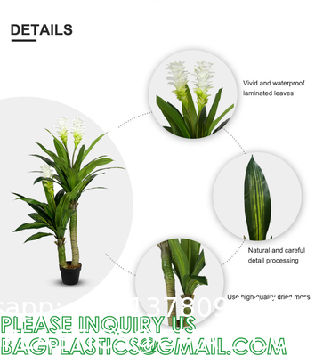 Dracaena Silk Plant Artificial 5ft Faux House Plants Evergreen Dracaena Marginata Fake Yucca Palm Trees in Pot