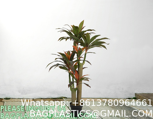 Dracaena Silk Plant Artificial 5ft Faux House Plants Evergreen Dracaena Marginata Fake Yucca Palm Trees in Pot