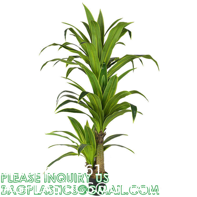 Dracaena Silk Plant Artificial 5ft Faux House Plants Evergreen Dracaena Marginata Fake Yucca Palm Trees in Pot