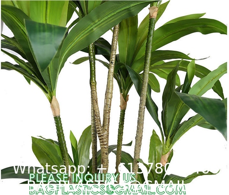 Dracaena Silk Plant Artificial 5ft Faux House Plants Evergreen Dracaena Marginata Fake Yucca Palm Trees in Pot