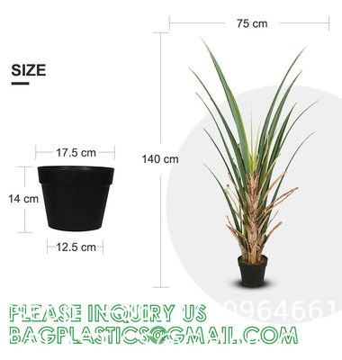 Dracaena Silk Plant Artificial 5ft Faux House Plants Evergreen Dracaena Marginata Fake Yucca Palm Trees in Pot