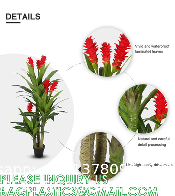 Dracaena Silk Plant Artificial 5ft Faux House Plants Evergreen Dracaena Marginata Fake Yucca Palm Trees in Pot