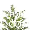 Spinulosa Fern Plants Bushes Fake Shrubs Greenery Plants Faux Fern Snakewood Outdoors UV Resistant Garden Plants