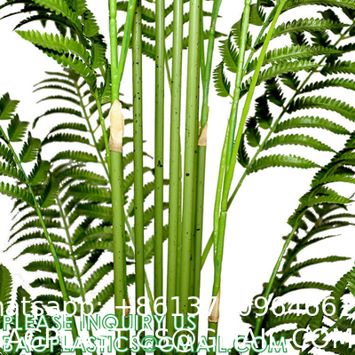 Spinulosa Fern Plants Bushes Fake Shrubs Greenery Plants Faux Fern Snakewood Outdoors UV Resistant Garden Plants