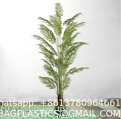 Spinulosa Fern Plants Bushes Fake Shrubs Greenery Plants Faux Fern Snakewood Outdoors UV Resistant Garden Plants