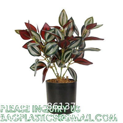 Artificial Bonsai Tree Juniper Faux Plants Indoor Fake Plants Decor with Ceramic Pots for Home Table Office Desk