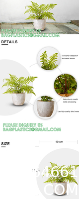 Artificial Bonsai Tree Juniper Faux Plants Indoor Fake Plants Decor with Ceramic Pots for Home Table Office Desk