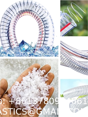 Steel Wire Suction PVC Flexible Tubing High Pressure UV Chemical Resistant Thick Vinyl Hose Tube, 10 FT