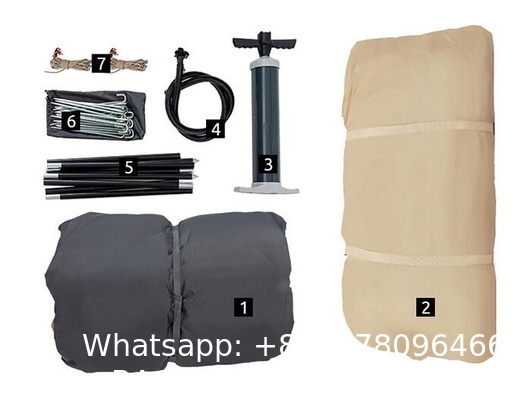 Air Tent, Inflatable Glamping Tent with Pump, Inflatable House Tent, Easy Setup Waterproof Outdoor Oxford Tents