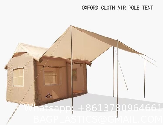 Air Tent, Inflatable Glamping Tent with Pump, Inflatable House Tent, Easy Setup Waterproof Outdoor Oxford Tents