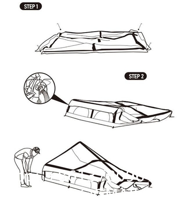 Air Tent, Inflatable Glamping Tent with Pump, Inflatable House Tent, Easy Setup Waterproof Outdoor Oxford Tents