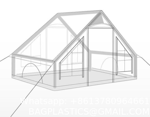 Air Tent, Inflatable Glamping Tent with Pump, Inflatable House Tent, Easy Setup Waterproof Outdoor Oxford Tents