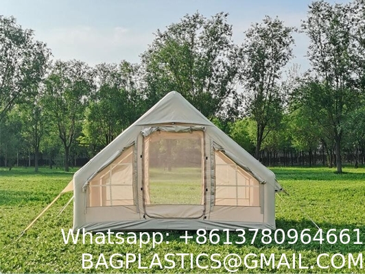 Air Tent, Inflatable Glamping Tent with Pump, Inflatable House Tent, Easy Setup Waterproof Outdoor Oxford Tents