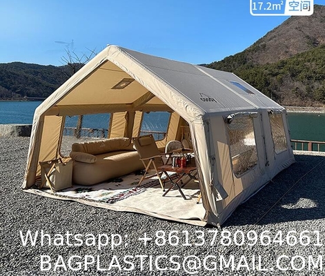 Air Tent, Inflatable Glamping Tent with Pump, Inflatable House Tent, Easy Setup Waterproof Outdoor Oxford Tents