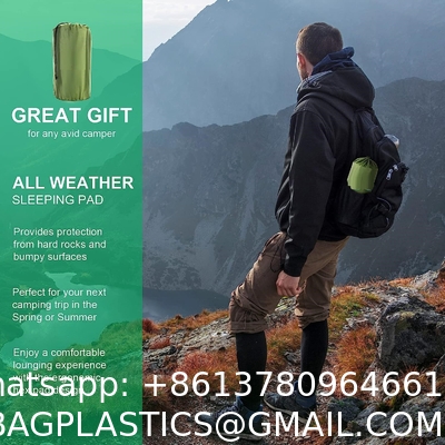 Inflatable Sleeping Pad for Camping, Extra Thickness 3.9 Inch Camping Pad with Pillow, Quick Inflation by Stamping