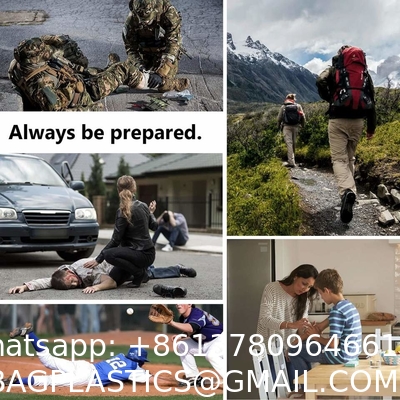 Tactical Individual First Aid Kit, Survival Trauma Kit For Outdoor Tactical Bag Outdoor Camping First Aid