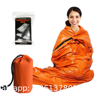 Emergency Sleeping Bag 2 Pack Lightweight Survival Sleeping Bags Thermal Sack Portable Emergency Blanket Campin